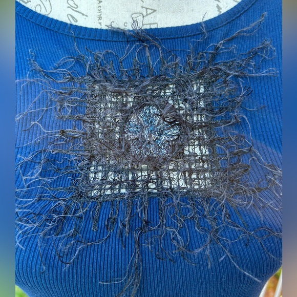 Ribbed Cotton Top with Intricate Embroidery
Small
Like New / Never Worn - Picture 8 of 10